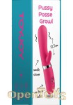 Pussy Posse Growl Vibrator - Pink (Scala - ToyJoy)