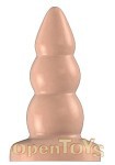 Buttplug - Rubber - 4 Inch - Model 6 - Flesh (Bottom Line)