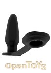 No. 1 Butt Plug with Cockring - Black (SONO)