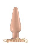 Buttplug - Rubber - 6 Inch - Model 1 - Flesh (Bottom Line)