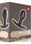 B-Ball Uno Butt Plug - grey/black (Fun Factory)