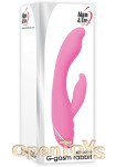 Silicone G-Gasm Rabbit - Pink (Adam & Eve)