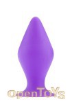 Butt Plug with Suction Cup - Medium - Purple (Shots Toys)