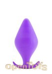 Butt Plug with Handle - Small - Purple (Shots Toys)