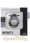 Infinity - Single Vibrating Cockring - Black (Shots Toys - Mjuze)