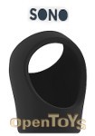 No. 45 - Cockring with Ball Strap - Black (SONO)