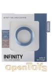 Infinity - Thin - Large Cockring - Blue (Shots Toys - Mjuze)