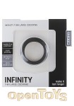 Infinity - Thin - Large Cockring - Black (Shots Toys - Mjuze)