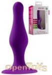 Butt Plug with Suction Cup - Medium - Purple (Shots Toys)