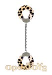 Furry Ankle Cuffs - Cheetah (Shots Toys)