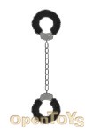 Furry Ankle Cuffs - Black (Shots Toys)