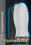 OptiMALE - Ultraskyn Vibrating Stroker - Massage Beads - Frost (Doc Johnson)