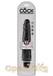 9 Inch Vibrating Stiffy - Black (Pipedream - King Cock)