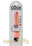 8 Inch Vibrating Stiffy - Skin (Pipedream - King Cock)