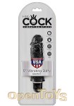 5 Inch Vibrating Stiffy - Black (Pipedream - King Cock)