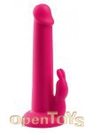 Rabbit Silicone Dildo - pink (Minds of Love)