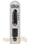 10 Inch Vibrating Stiffy - Black (Pipedream - King Cock)