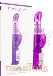 Mimi - Butterfly Vibrator - Purple (Shots Toys - Simplicity)