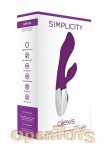 Alexis - Classic G-Spot Vibrator - Purple (Shots Toys - Simplicity)