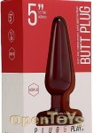 Butt Plug - Basic - 5 Inch - Acrylic (Shots Toys - Plug and Play)