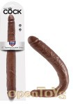 16 Inch Tapered Double - Brown (Pipedream - King Cock)