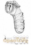 Model 05 - Chastity - 5.5 Inch - Cock Cage - Transparent (Shots Toys - Mancage)