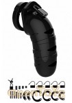 Model 05 - Chastity - 5.5 Inch - Cock Cage - Black (Shots Toys - Mancage)
