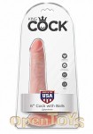 6 Inch Cock with Balls - Flesh (Pipedream - King Cock)