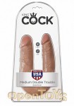 Medium Double Trouble - Tan (Pipedream - King Cock)