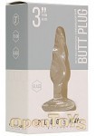 Butt Plug - Rounded - 3 Inch - Glass (Shots Toys - Plug and Play)