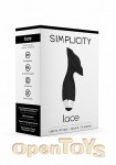 Lace - Clitoral Vibrator - Black (Shots Toys - Simplicity)