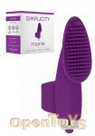 Marie - Finger Vibrator - Purple (Shots Toys - Simplicity)