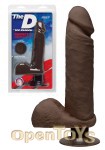 The Perfect D Vibrating 8 Inch - Chocolate (Doc Johnson)