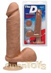 The Perfect D Vibrating 8 Inch - Caramel (Doc Johnson)