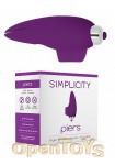 Piers - Finger Vibrator - Purple (Shots Toys - Simplicity)