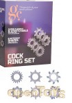 Cock Ring Set - Transparent (Shots Toys - GC)