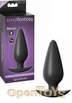 Large Weighted Silicone Plug - Black (Pipedream - Anal Fantasy Elite Collection)