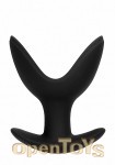 Butt Plug - Split 3 - 3 Inch - Black (Shots Toys - Plug and Play)