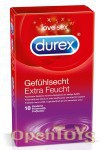 Durex Gefhlsecht Extra Feucht Kondome 10er (Durex)