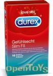 Durex Gefühlsecht Slim Fit Kondome 10er (Durex)