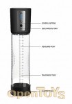 Premium Rechargeable Automatic Pump - Transparent (Shots Toys - Pumped)