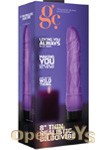 8 Inch Thin Realistic Dildo Vibe - Purple (Shots Toys - GC)