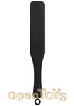 Silicone Textured Paddle - Black (Shots Toys - Ouch!)