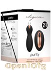 Dual Vibrating Toy - Purity - Black (Shots Toys - Elegance)