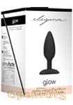 Heating Anal Butt Plug - Glow - Black (Shots Toys - Elegance)