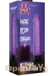 8 Inch Thick Realistic Dildo Vibe - Purple (Shots Toys - GC)