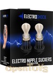 Electro Nipple Suckers - Transparent (Shots Toys - ElectroShock)