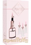 Clitoral and Nipple Pump Set - Medium - Rose (Shots Toys - Pumped)