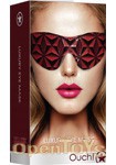 Luxury Eye Mask - Burgundy (Shots Toys - Ouch!)