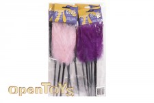 Feathers Delight - Pink, Purple And Black 12 pcs 